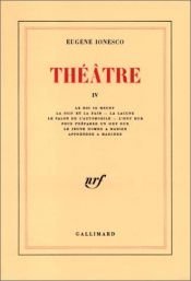 book cover of Théâtre, tome 4 by Эжен Ионеско