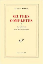 book cover of Œuvres complètes, vol. 9 by Antonin Artaud