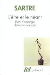 book cover of L'Être et le Néant by Jean-Paul Sartre