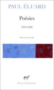book cover of Poésies 1913 - 1926 by Paul Eluard