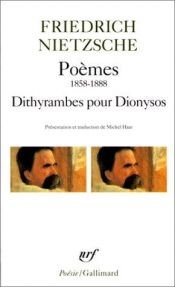 book cover of Poèmes, 1858-1888 by Friedrich Wilhelm Nietzsche