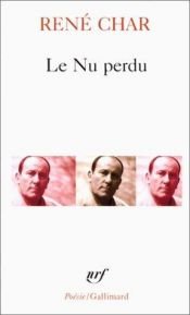 book cover of O nu perdido e outros poemas by René Char
