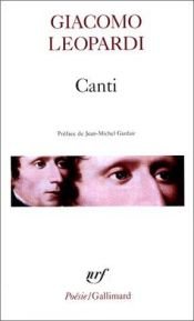book cover of I canti: E, Le operette morali (I Diamanti) by Giacomo Leopardi