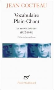 book cover of Vocabulaire Plain Chant et Autre Poemes by Jean Cocteau