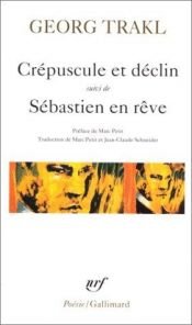 book cover of Crépuscule et déclin by Georg Trakl