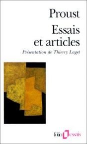 book cover of Essais et articles by Marcel Proust