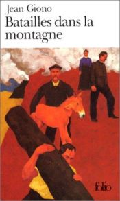 book cover of Batailles dans la Montagne by Jean Giono