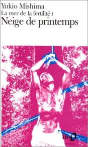 book cover of Spring snow by Yukio Mishima