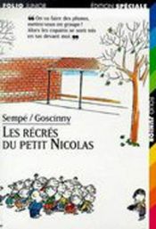 book cover of Les Recres du Petit Nicolas by Jean-Jacques Sempé