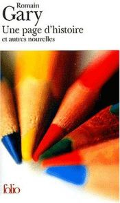 book cover of Une page d'histoire et autres nouvelles by Romain Gary