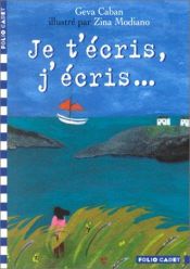 book cover of Je t'écris, j'écris... by Geva Caban