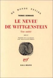 book cover of Le Neveu de Wittgenstein by Thomas Bernhard