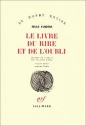 book cover of Le Livre du rire et de l'oubli by Milan Kundera
