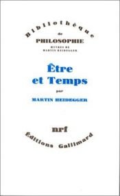 book cover of Être et Temps by Martin Heidegger