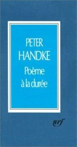book cover of Gedicht an die Dauer by Peter Handke