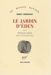 book cover of Le Jardin d'Eden by Ernest Hemingway