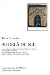 book cover of Au-delà du Nil by Taha Hussein
