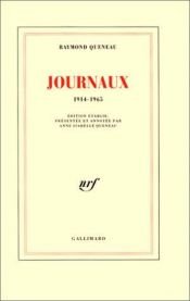 book cover of Journaux 1914-1965 by Raymond Queneau