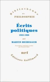 book cover of Escritos Políticos by Martin Heidegger