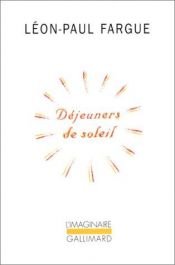 book cover of Déjeuners de soleil by Léon-Paul Fargue