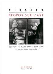 book cover of Propos sur l'art by Pablo Picasso