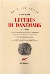 book cover of Karen Blixen i Danmark: Breve 1931-62 by Карен Бліксен
