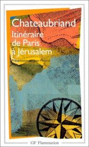 book cover of L'itinéraire de Paris à Jérusalem by Francois Chateaubriand