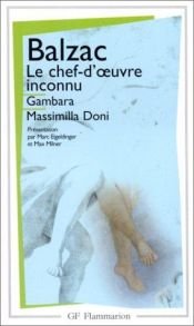 book cover of Le chef-d'œuvre inconnu by Honoré de Balzac