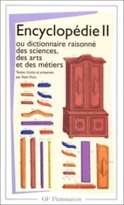 book cover of Encyclopédie 2, ou dictionnaire raisonné sciences des arts et des metiers by დენი დიდრო