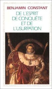 book cover of Dello spirito di conquista e dell'usurpazione nei loro rapporti con la civilta europea by Benjamin Constant