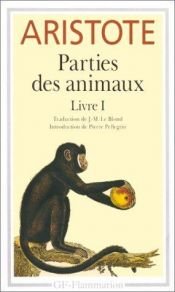 book cover of Les Parties des animaux by アリストテレス