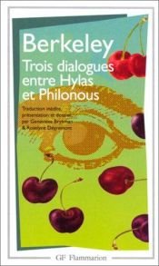 book cover of Trois dialogues entre Hylas et Philonous by George Berkeley