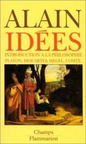 book cover of Idees introduction à la philosophie by Alain