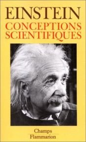 book cover of Conceptions scientifiques by אלברט איינשטיין