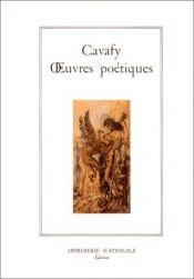 book cover of Oeuvres poétiques by C.P. Cavafy
