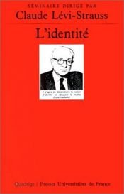 book cover of L'identité by Claude Lévi-Strauss