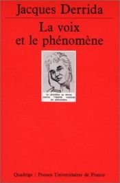 book cover of Speech and Phenomena : and Other Essays on Husserl's Theory of Signs (Studies Pheno & Existential Philosophy) by Жак Дерида