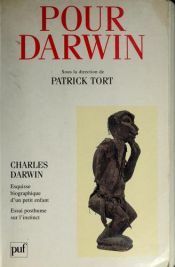 book cover of Pour Darwin by Patrick Tort