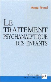 book cover of Psychoanalytical Treatment of Children by Anna Freud