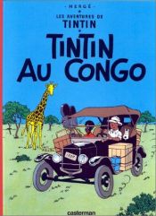 book cover of Tintin au Congo by Herge