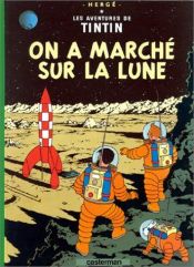 book cover of On a marché sur la Lune by Herge