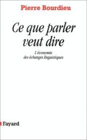 book cover of A economia das trocas lingüísticas by ピエール・ブルデュー