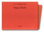 book cover of Voyage d'Italie by Marqués de Sade