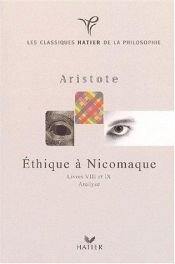 book cover of Éthique à Nicomaque by Aristote