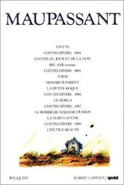 book cover of Maupassant : Contes et nouvelles, tome 2 : Avril 1884 - 1893 by Guy de Maupassant
