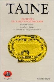 book cover of Les origines de la France contemporaine la révolution, l'anarchie by Hippolyte Taine