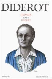 book cover of Diderot, tome 3 : Politique by Denis Diderot