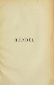 book cover of Handel by Romain Rolland