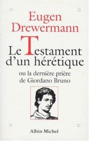 book cover of Giordano Bruno oder der Spiegel des Unendlichen by Eugen Drewermann