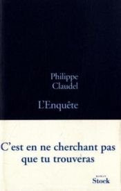 book cover of Het onderzoek by Philippe Claudel